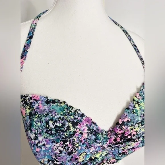 Victorias Secret Bikini Top The Getaway Confetti - Picture 3 of 9